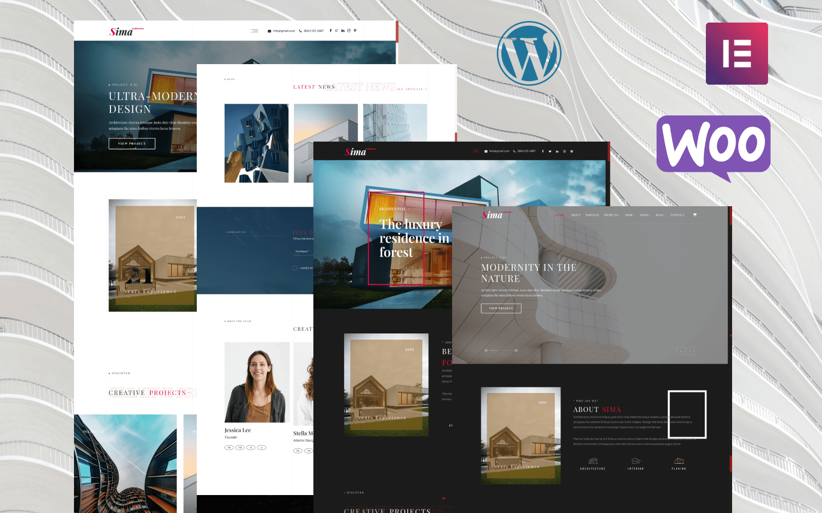 Sima – Architecture & Interior Elementor WordPress Theme