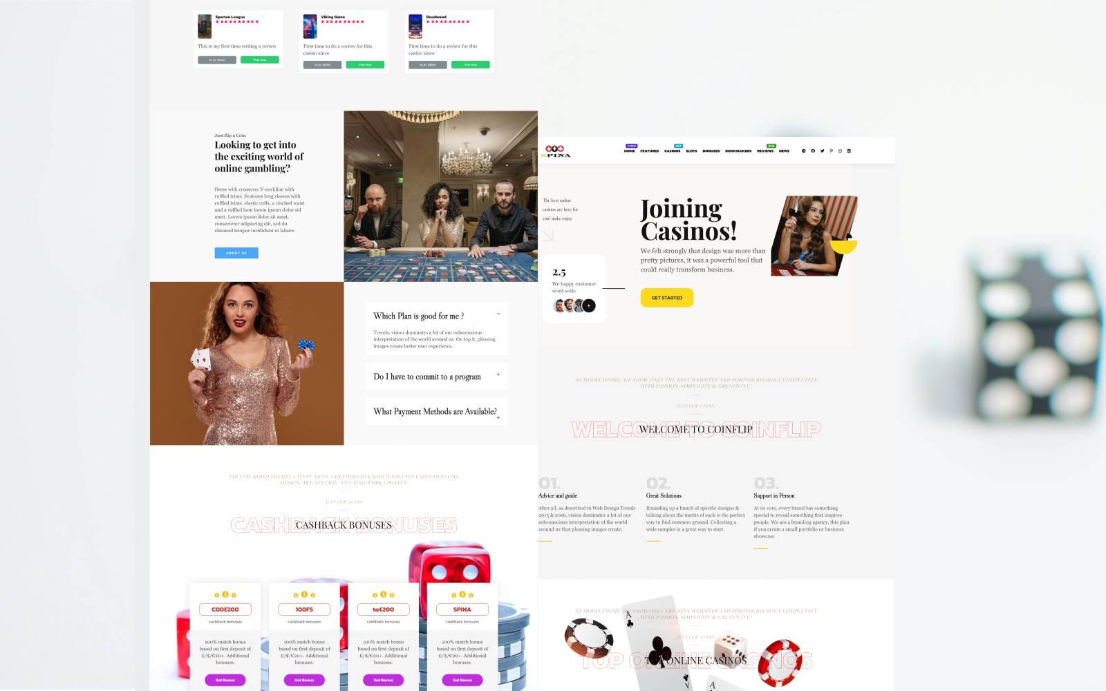 Spina – Casino Affiliate WordPress Theme