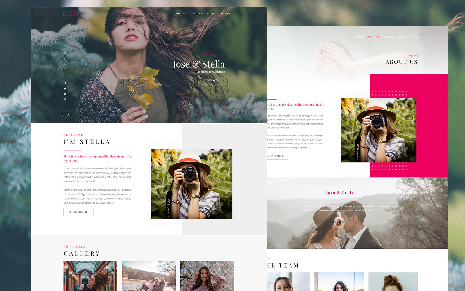 Ello – Creative Photography WordPress Theme